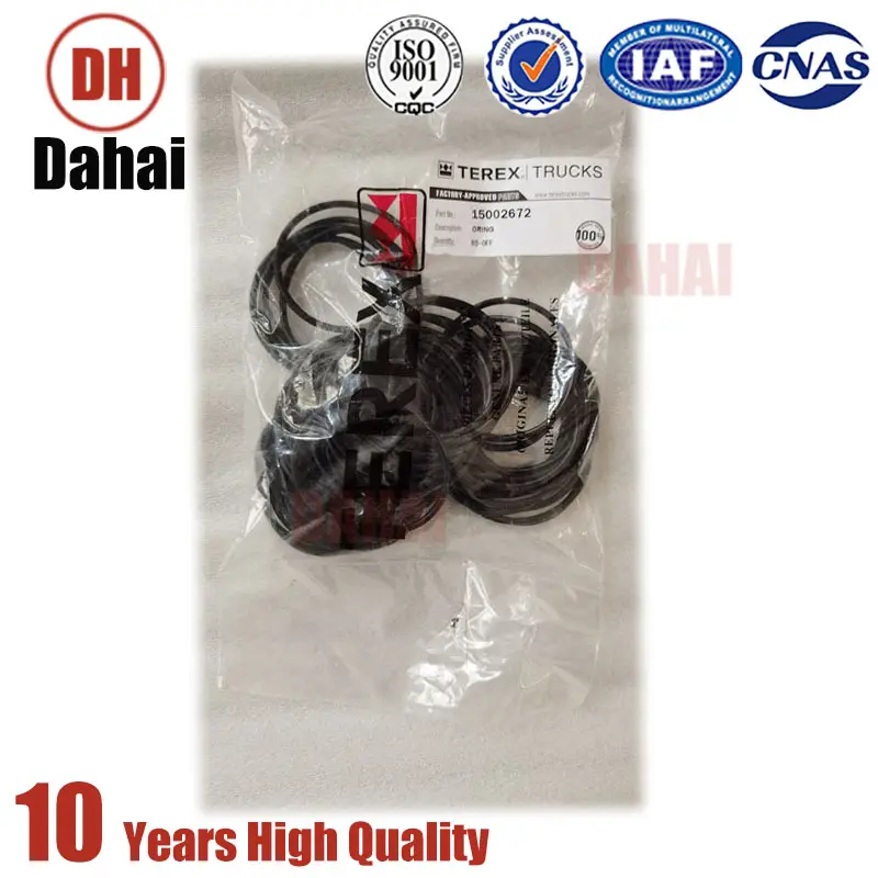 Dahai Brand O ring 15002672 for Terex TR100 TR60 Oil Cooler Piping-Disc Brakes O Ring