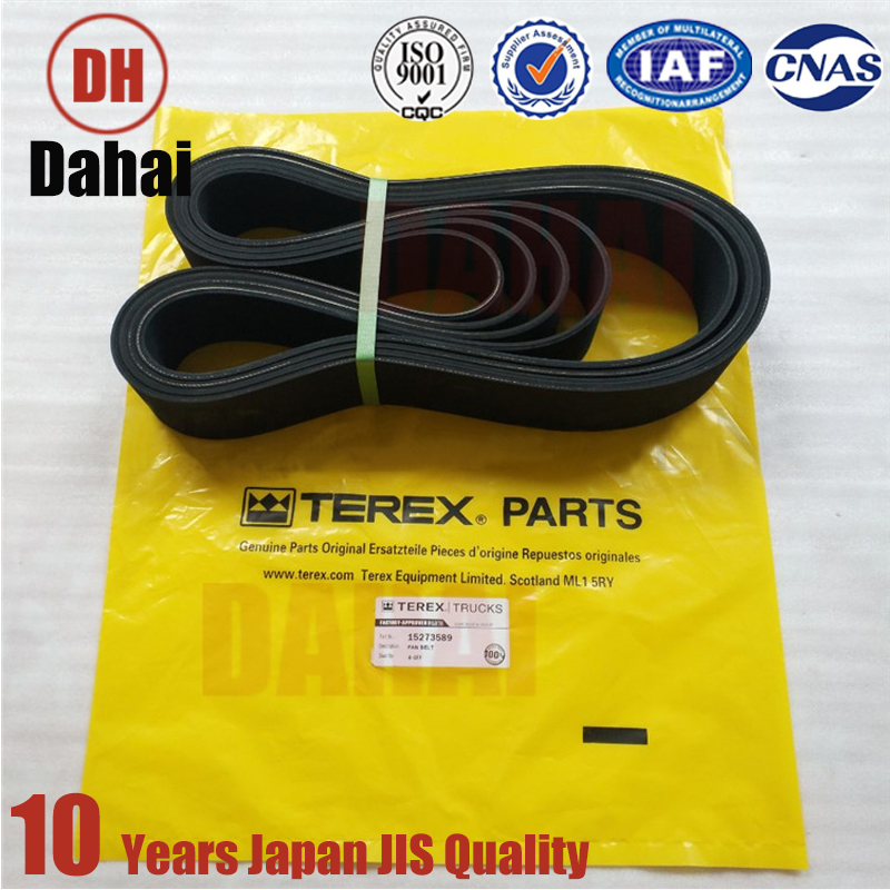 DAHAI Japan Terex Truck Parts 15273589 Fan Belt