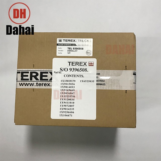 Dahai Japan brand High quality terex tr100 dump truck Automobile chassis OVERHAUL KIT 9396508 TR100 foe terex