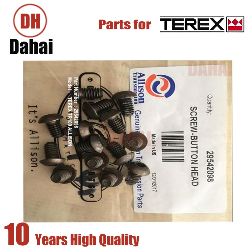 DAHAI Japan screw 29542098 for Terex TR100 Parts