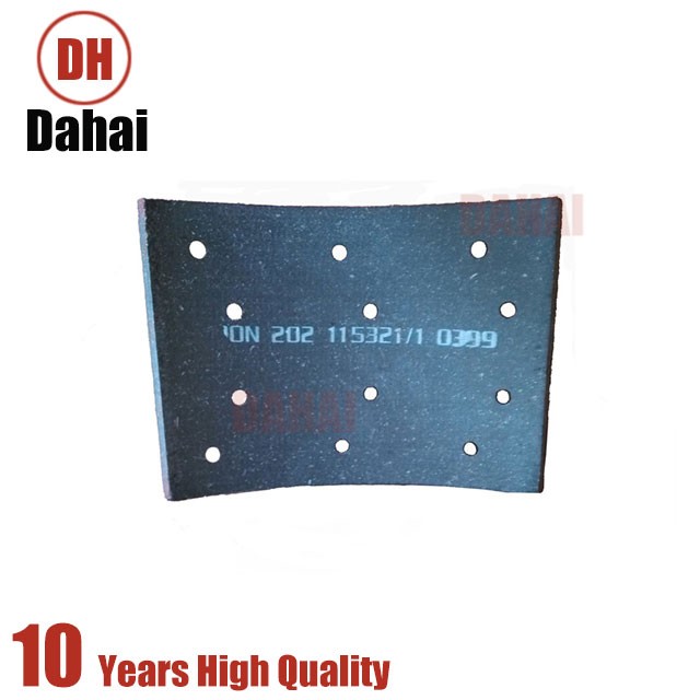 DAHAI TEREX 3305 or TR35 Rear brake pad