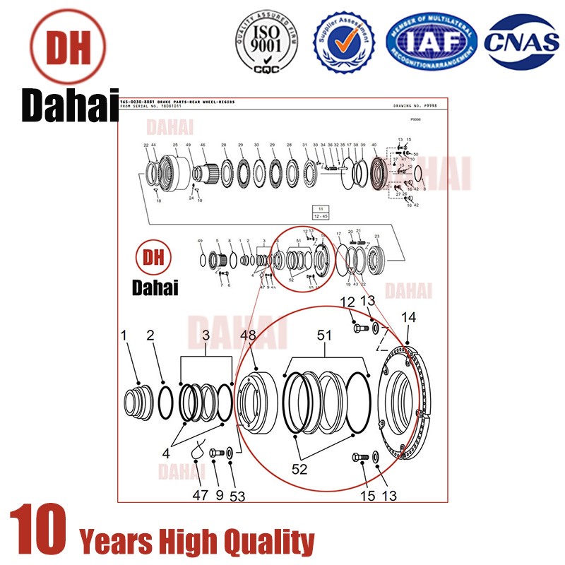 oil seal 15247216 for Terex TR100 Terex